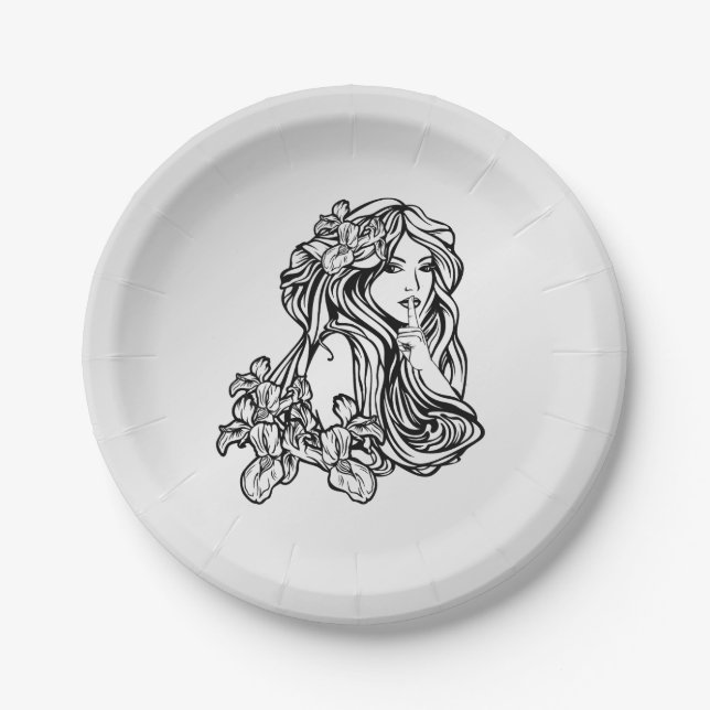 Assiettes En Carton Chut (Devant)