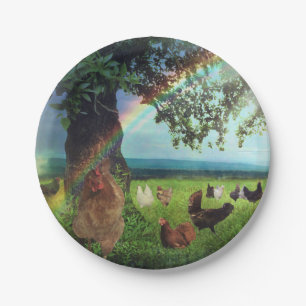 Assiettes En Carton Ciel de poulet