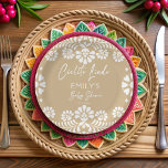 Assiettes En Carton Cielito lindo baby shower festa mexicain beige<br><div class="desc">Cielito lindo baby shower mexicain beige monogrammed Plaques en papier customisé modèle, blanc et beige neutre genre baby shower plaques en papier personnalisées, talavera baby shower plaques en papier monogrammed, baby shower mexicain décoration table personnalisée sexe neutre baby shower plaques en papier papel picado plaques fiesta bebe mexicaine table décoration...</div>