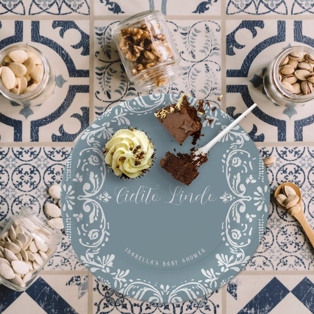 Assiettes En Carton Cielito Lindo Mexicain Papier Picado Talavera (Créateur téléchargé)