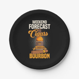 Assiettes En Carton Cigar Lover | Weekend Forecast Cigars