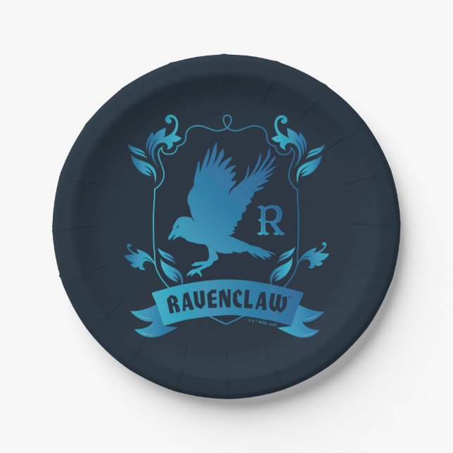 Assiettes En Carton Cimier de maison ORNÉ RAVENCLAW™ (Devant)