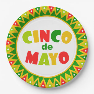 Assiettes En Carton Cinco de Mayo