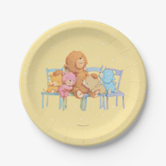 Assiettes En Carton Cinq câlins et colorés concerne des chaises