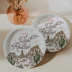 Assiettes En Carton Circuit Bachelorette Western Sauvage Dernier Rodéo