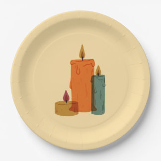 Assiettes En Carton Citrouille à parler des plaques de papier