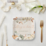 Assiettes En Carton Citrouille Automne  Automne Baby shower<br><div class="desc">Présentez notre Citrouille Automne en Amour Plaques en papier Baby shower d'automne, parfait pour ajouter une touche festive à votre célébration saisonnière. Ces charmantes assiettes en papier présentent un design citrouille délicieux aux couleurs chaudes de l'automne, ce qui les rend idéales pour votre baby shower automnal. Durables et élégantes, ces...</div>