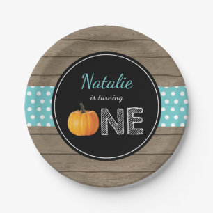 Assiettes En Carton Citrouille Automne Premier Anniversaire Plaques pa