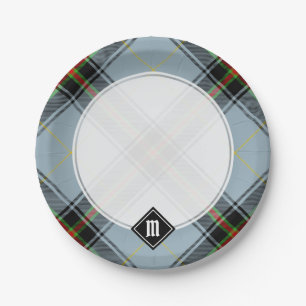 Assiettes En Carton Clan Bell Tartan