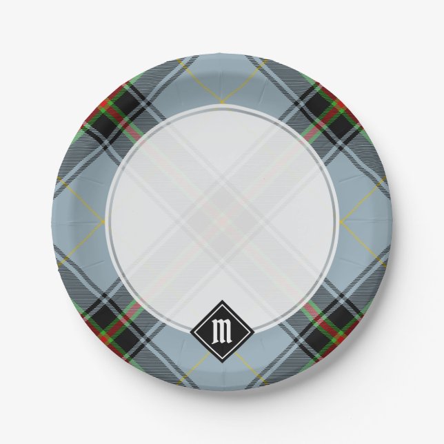 Assiettes En Carton Clan Bell Tartan (Devant)