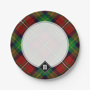 Assiettes En Carton Clan Boyd Tartan