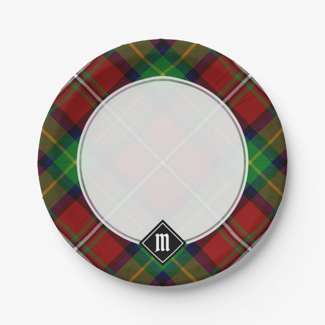 Assiettes En Carton Clan Boyd Tartan (Devant)