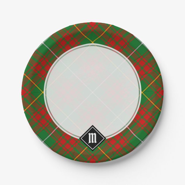 Assiettes En Carton Clan Bruce Hunting Tartan (Devant)