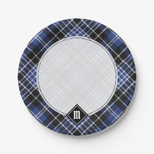 Assiettes En Carton Clan Clark Tartan