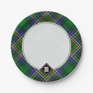 Assiettes En Carton Clan Cockburn Tartan