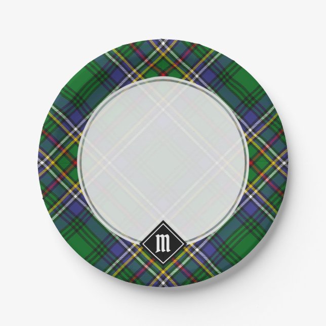 Assiettes En Carton Clan Cockburn Tartan (Devant)