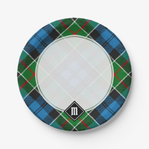 Assiettes En Carton Clan Colquhoun Tartan