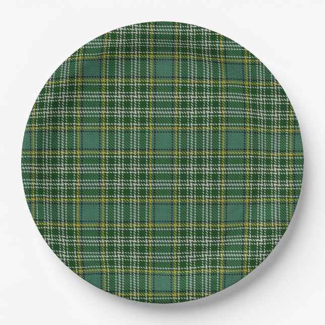 Assiettes En Carton Clan Currie Tartan (Devant)