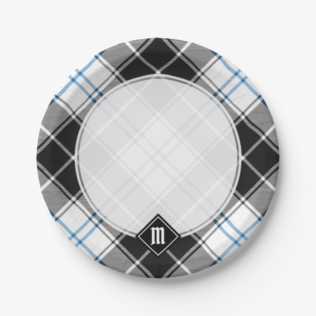Assiettes En Carton Clan Forbes robe Tartan (Devant)