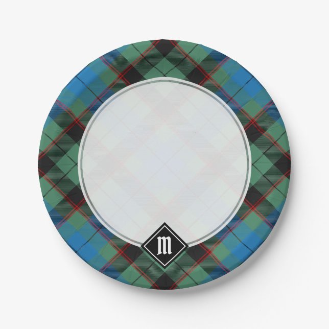 Assiettes En Carton Clan Guthrie Tartan (Devant)