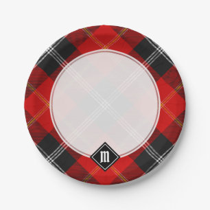 Assiettes En Carton Clan Marjoribanks Tartan