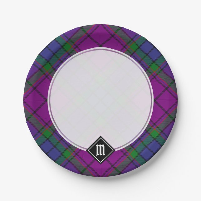 Assiettes En Carton Clan Wardlaw Tartan (Devant)