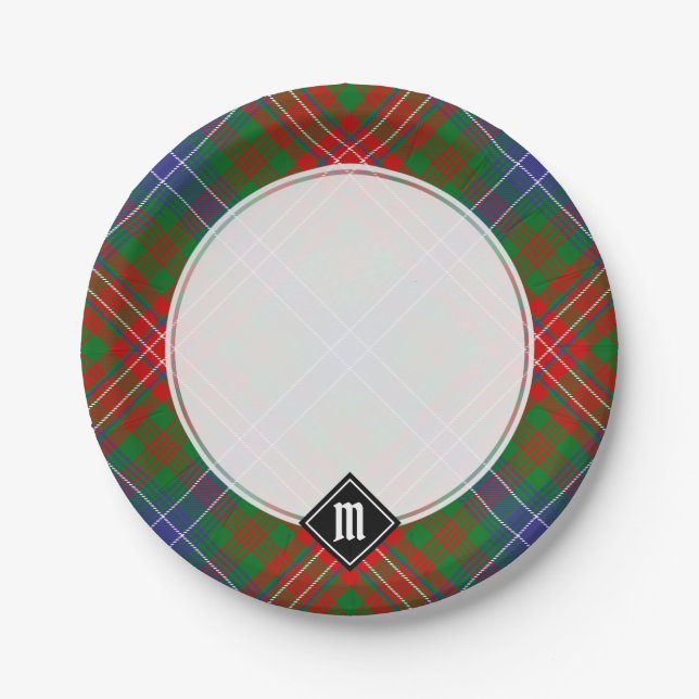 Assiettes En Carton Clan Wilson Modern Tartan (Devant)