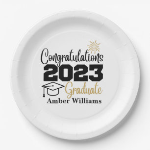 Assiettes En Carton Classe de décoration de fin d'année 2023 Personnal