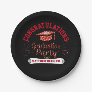 Assiettes En Carton Classe de la fête de remise des diplômes 2018 de