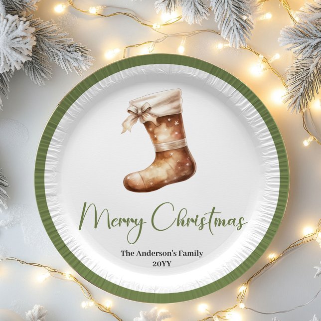 Assiettes En Carton Classic Nordic Christmas Custom Family Tableware (Classic Nordic Christmas Custom Family Tableware)