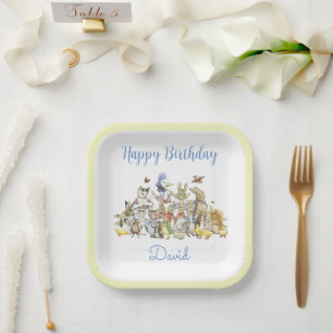 Assiettes En Carton Classic Peter le lapin Plaque de papier d'annivers