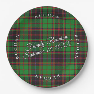 Assiettes En Carton Classic Scots Clan Buchan Tartan Événement