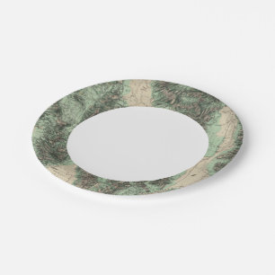 Assiettes En Carton Classification des terres de la Californie orienta