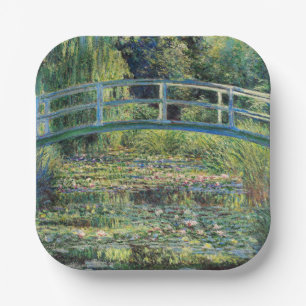 Assiettes En Carton Claude Monet - Bassin aux Nymphéas & Pont Japonais
