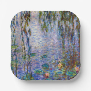 Assiettes En Carton Claude Monet - Lys d'eau