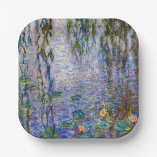 Assiettes En Carton Claude Monet - Nymphéas
