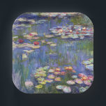 Assiettes En Carton Claude Monet - Nymphéas / Nymphéas<br><div class="desc">Nymphéas / Nymphéas - Claude Monet,  1916</div>