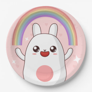 Assiettes En Carton Clipart arc-en-ciel de Kawaii