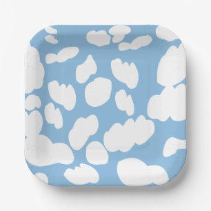 Assiettes En Carton Clouds Blue Sky Clouds Party