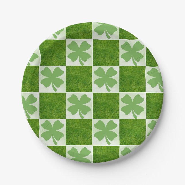 Assiettes En Carton Clover (Devant)