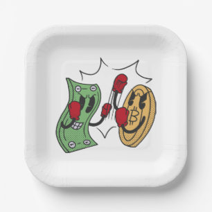 Assiettes En Carton Club de combat Crypto