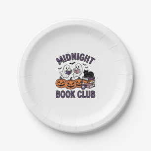 Assiettes En Carton Club de lecture de minuit pour la conception de le