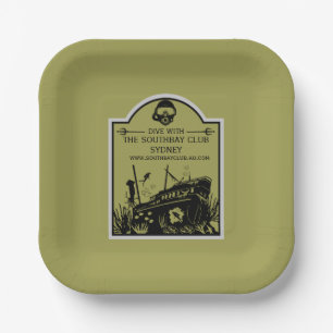 Assiettes En Carton Club de plongée nautique