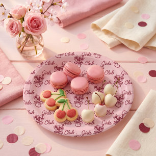 Assiettes En Carton Club des Filles
