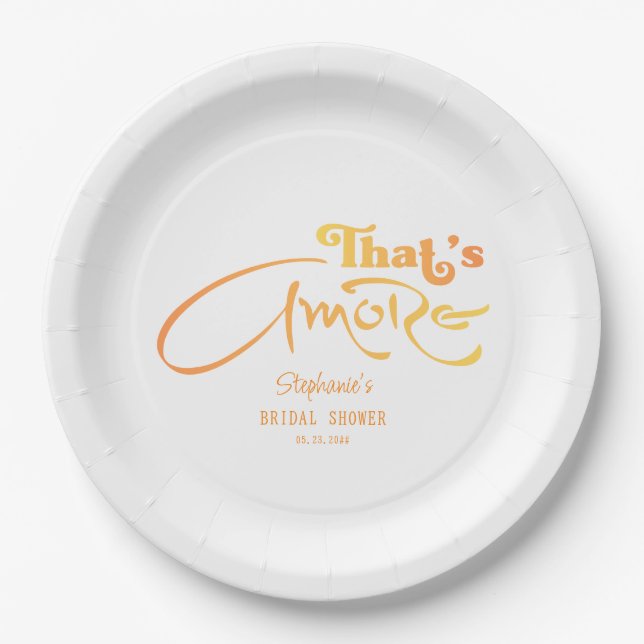 Assiettes En Carton Cocktail italien Aperol qui est plus Fête des mari (Devant)