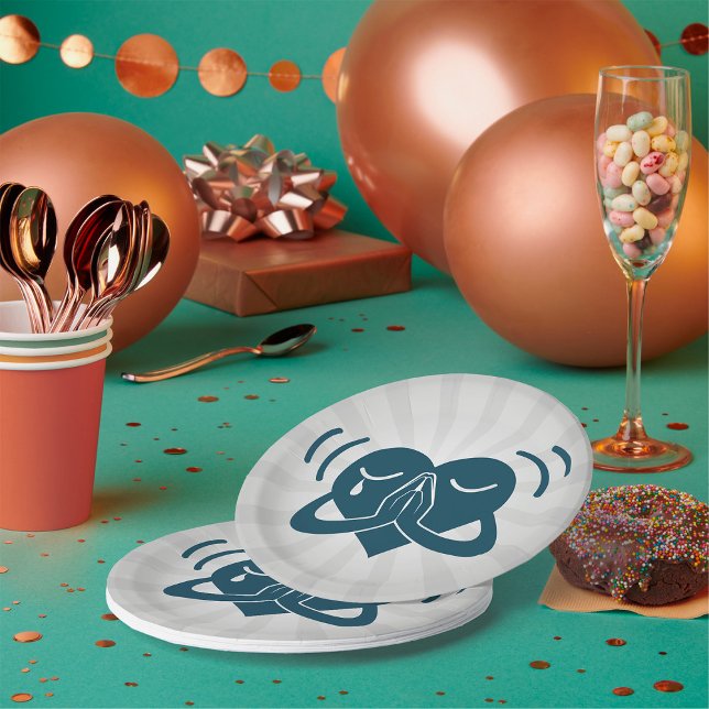 Assiettes En Carton Coeur de prière (Créateur téléchargé)