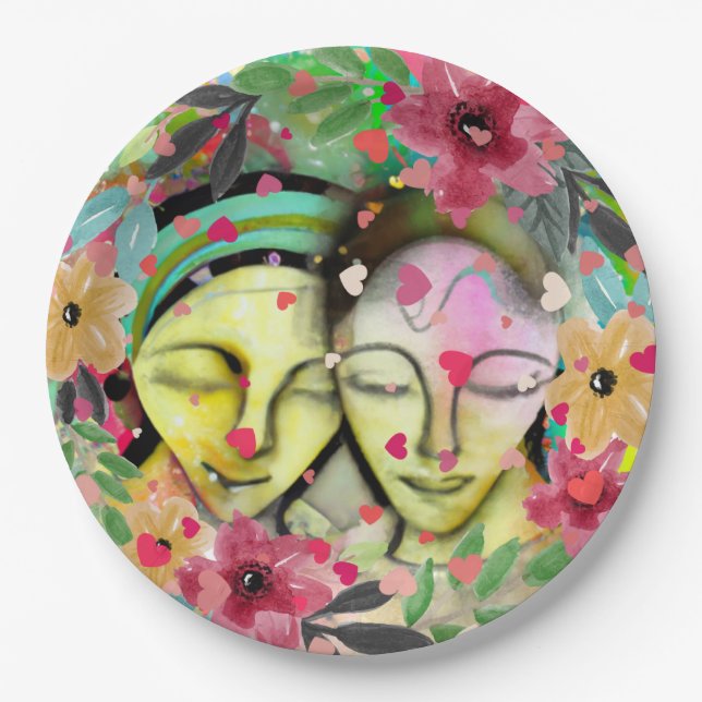 Assiettes En Carton Collection Best Friends (Devant)