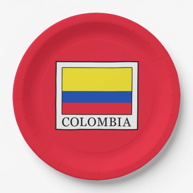 Assiettes En Carton Colombie (Devant)