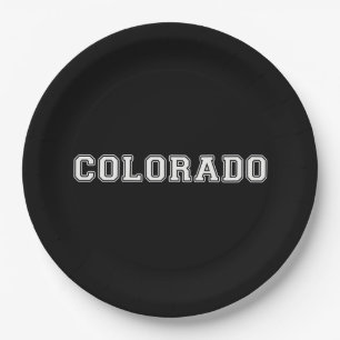 Assiettes En Carton Colorado