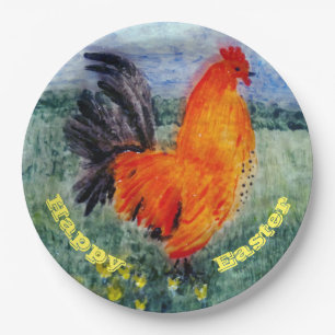 Assiettes En Carton Colourful Bird